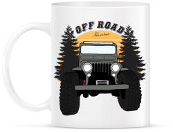 printfashion Jeep - Bögre - Fehér (5019957)