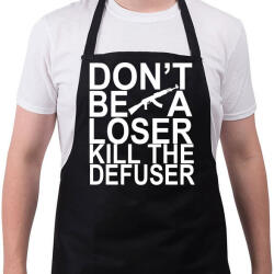 printfashion Kill The Defuser! - Kötény - Fekete (4935746)