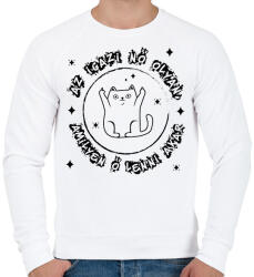 printfashion Egy igazi nő olyan - Férfi pulóver - Fehér (8532026)