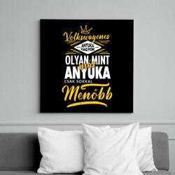 printfashion Volkswagenes anyuka - Vászonkép - Fekete (6657479)