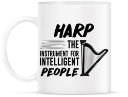 printfashion Intelligens emberek hangszere - Hárfa - Bögre - Fehér (7642227)