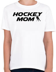 printfashion Hockey Mom - Gyerek póló - Fehér (11716186)