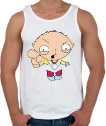 printfashion Stewie - Férfi atléta - Fehér (1667746)
