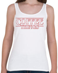 printfashion Coffee Things - Női atléta - Fehér (2361818)