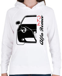printfashion Alfa Romeo Mito - fekete - Női kapucnis pulóver - Fehér (13782365)