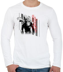printfashion Saitama | Revenge GYM - Férfi hosszú ujjú póló - Fehér (13885630)
