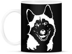 printfashion husky 2 - Bögre - Fekete (14616147)
