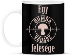printfashion Egy gomba vadász felesége - Bögre - Fekete (11673499)