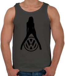 printfashion Volkswagen fan - Férfi atléta - Sötétszürke (551542)