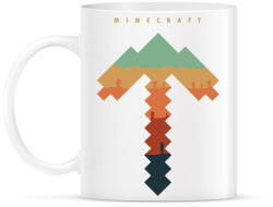 printfashion Minecraft bányász - Bögre - Fehér (829918)