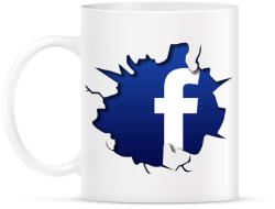 printfashion Közösségi háló - Bögre - Fehér (790023)