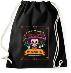 printfashion Halottak napja - Sportzsák, Tornazsák - Fekete (10460681)