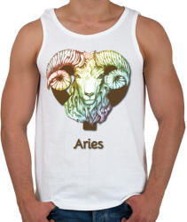 printfashion Aries színes - Férfi atléta - Fehér (6258944)