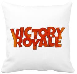 printfashion Victory Royale - Párnahuzat, Díszpárnahuzat - Fehér (947854)