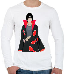 printfashion Itachi Uchiha - Férfi hosszú ujjú póló - Fehér (5371786)