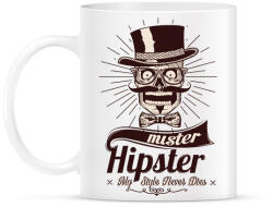 printfashion Mr. Hipszter - Bögre - Fehér (788444)