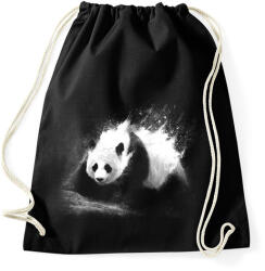 printfashion Tejpanda - Sportzsák, Tornazsák - Fekete (56439)