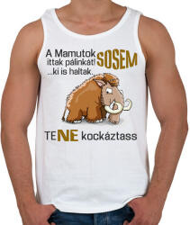 printfashion a mamutok sosem - Férfi atléta - Fehér (2083134)