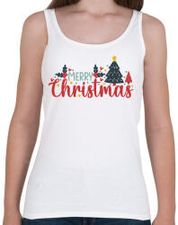 printfashion boldog karácsonyt - Női atléta - Fehér (14622541)