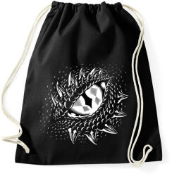printfashion Sárkány szem - Sportzsák, Tornazsák - Fekete (5076898)