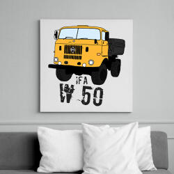 printfashion IFA w50 - Vászonkép - Fehér (6636895)