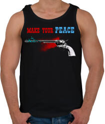 printfashion PEACEMAKER - Férfi atléta - Fekete (2991751)