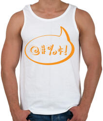 printfashion agrrr-orange - Férfi atléta - Fehér (778633)