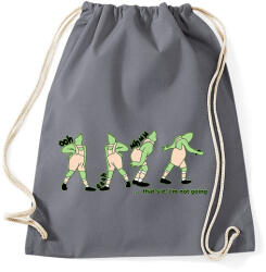 printfashion grincs készülődik - Sportzsák, Tornazsák - Grafitszürke (15124422)