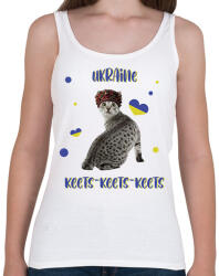 printfashion Cicc-cicc - Ukraine - Női atléta - Fehér (7582167)