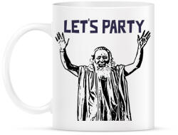 printfashion Guru party - Bögre - Fehér (11583644)
