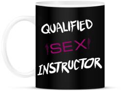 printfashion SEX INSTRUCTOR - Bögre - Fekete (2161619)