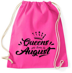 printfashion A királynők augusztusban születnek - Sportzsák, Tornazsák - Fukszia (299319)