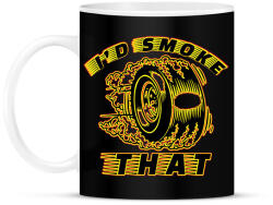 printfashion I'd smoke that - Bögre - Fekete (12902445)