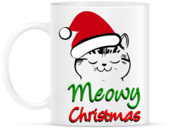 printfashion Meowy Christmas! - Bögre - Fehér (790041)