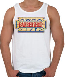 printfashion barbershoptree - Férfi atléta - Fehér (4693176)