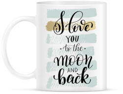 printfashion I love you to the moon - Bögre - Fehér (6059415)