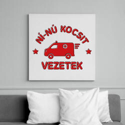 printfashion Ní-nú kocsi - Vászonkép - Fehér (9126224)