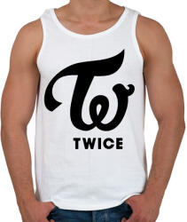 printfashion Twice - Férfi atléta - Fehér (2517815)