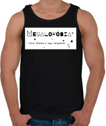 printfashion Megalofóbia - Férfi atléta - Fekete (6396953)