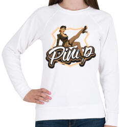 printfashion Army legs - Női pulóver - Fehér (460044)