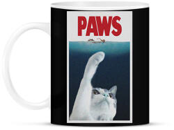 printfashion PAWS cápa cica - Bögre - Fekete (16311794)