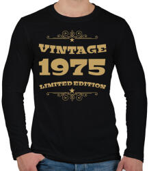 printfashion 1975 - Férfi hosszú ujjú póló - Fekete (4091903)
