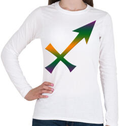printfashion nyilas - Női hosszú ujjú póló - Fehér (4084300)