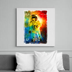 printfashion Asztronauta játék - Vászonkép - Fehér (6620311)