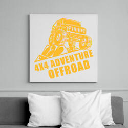 printfashion 4x4 offroad - Vászonkép - Fehér (6626435)