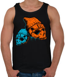 printfashion Skull - Férfi atléta - Fekete (409579)