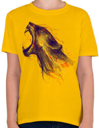 printfashion Fellobban - Gyerek póló - Sárga (112764)