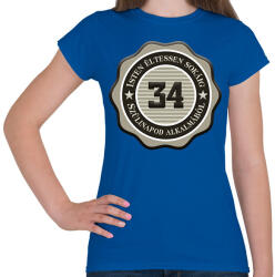 printfashion 34 - Női póló - Királykék (7228842)