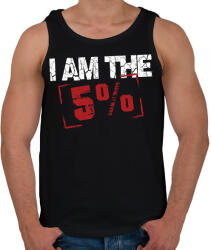 printfashion I am the 5% - Férfi atléta - Fekete (14939758)