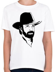 printfashion Chuck Norris - Gyerek póló - Fehér (2868428)